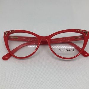 Versace Frames w/ Case and Wipe Cloth. 100%Auth